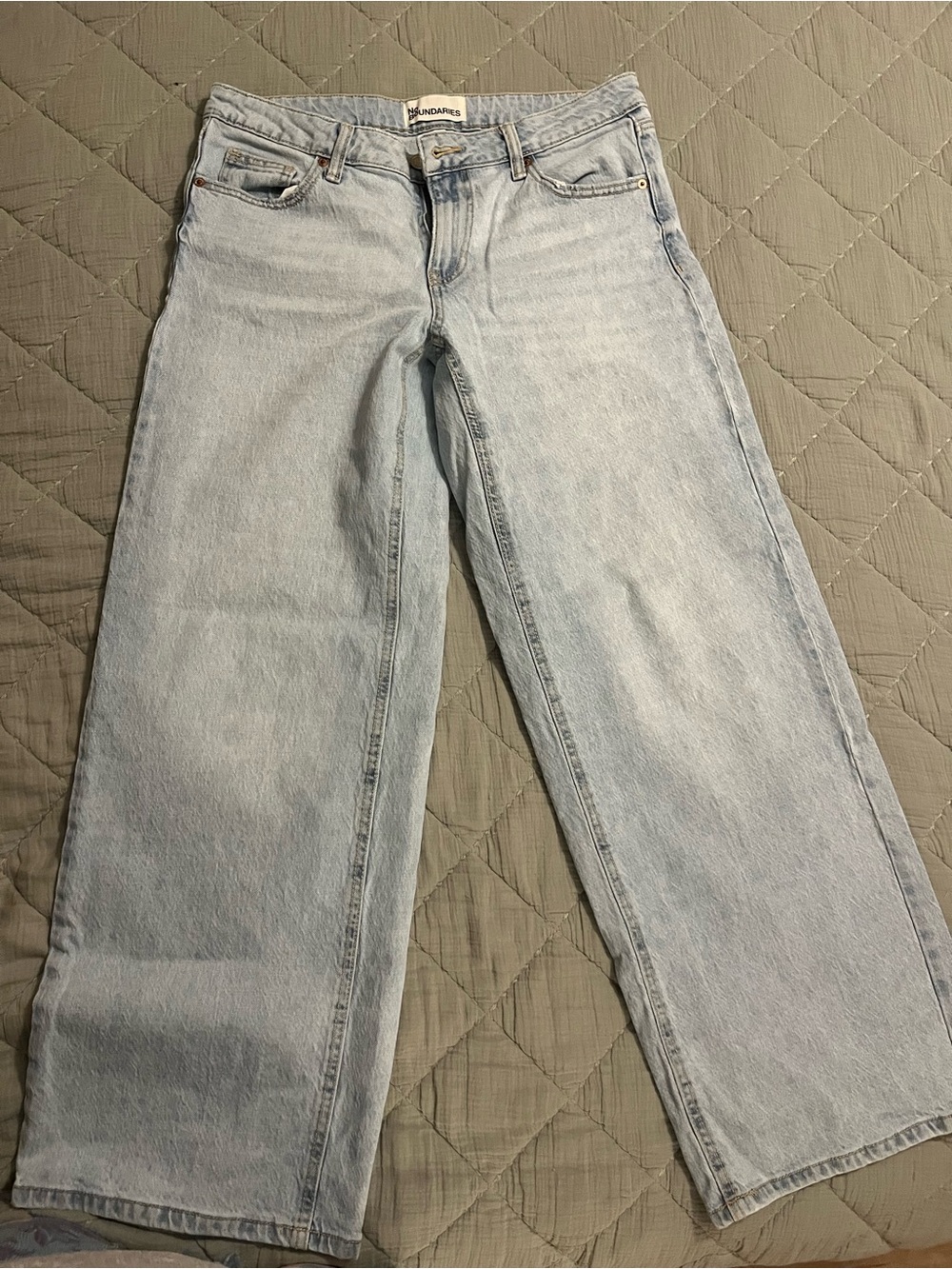 No Boundaries Light Blue Wide Leg Jeans